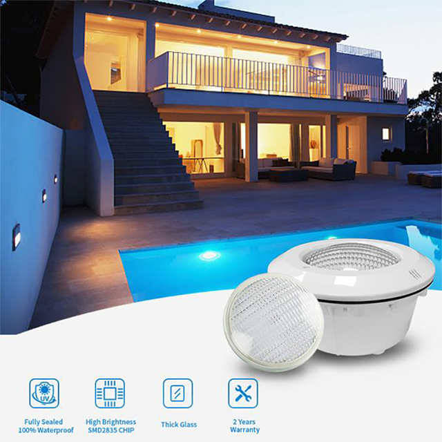 177*114mm Thick Glass 12vac Pool Lights LED Underwater Swimming Outdoor Light