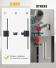 Battery Operated Wall Sconces with Remote Control,Wall Sconces Set of Two,3000K-6000K LED Wireless Wall Light for Bedroom, Hallway, Background Wall, 350°Rotate,28.3 Inch