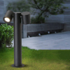 Outdoor Spot Light, Black Landscape Lighting Spotlight for Yard, Replaceable 2 X GU10 Bulb 220-240V IP44 Waterproof, Aluminum+ Glass, Garden Patio Driveway House