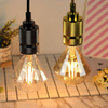 LED Vintage Diamond Shaped Light Bulb, Glass Nostalgic Amber Glow, 4W Tungsten Lamp, Warm Light 2200K LED Edison Light Bulbs for Living Room,Bedroom,Lamps,Night Light
