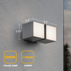 Cuba 3000K 1100LM LED Integrated Porch Wall Light Outdoor and Indoor Bedroom LED Wall Lantern Sconce
