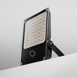 6 Wattages To Choose From 3CCT Dimmable Black Outdoor Floodlight IK08 Explosion Proof Design IP66 Waterproof Lighting