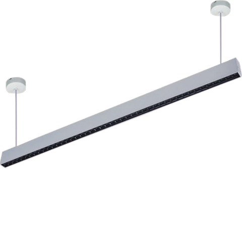 Made in China 40W LED Hanging Linear Light Modern Sand Black 1200*35*75MM