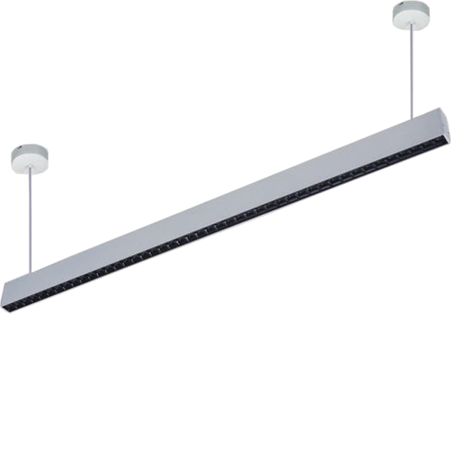 Made in China 40W LED Hanging Linear Light Modern Sand Black 1200*35*75MM