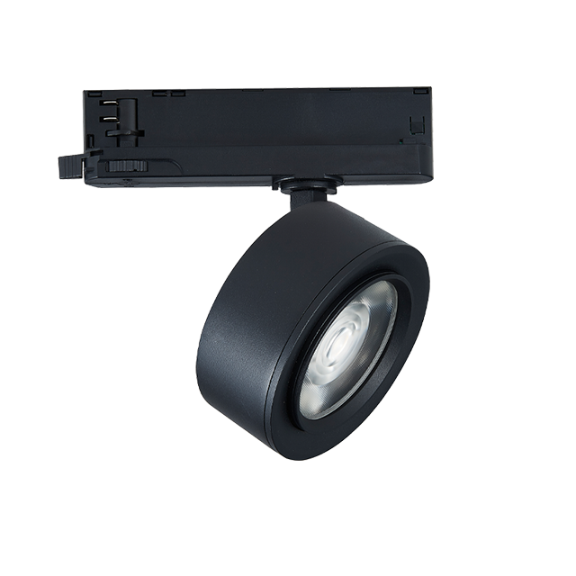 Wholesale 28W Variable focus LED track light Sand Black 3000K 15-45°