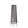 Grand patio Outdoor Floor Solar Light, Wicker Solar Patio Lamp Waterproof Outside Solar Deck Lamp for Porch, Yard, Garden, Lawn Decorations