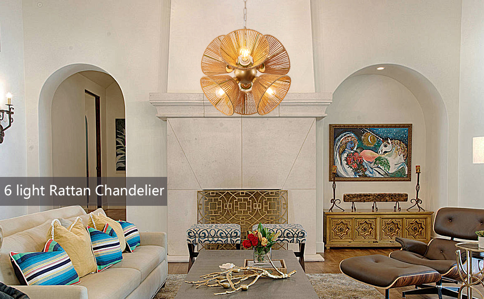 Rattan Chandelier (9)