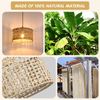 Hand-Woven Rattan Pendant Light, 11.8