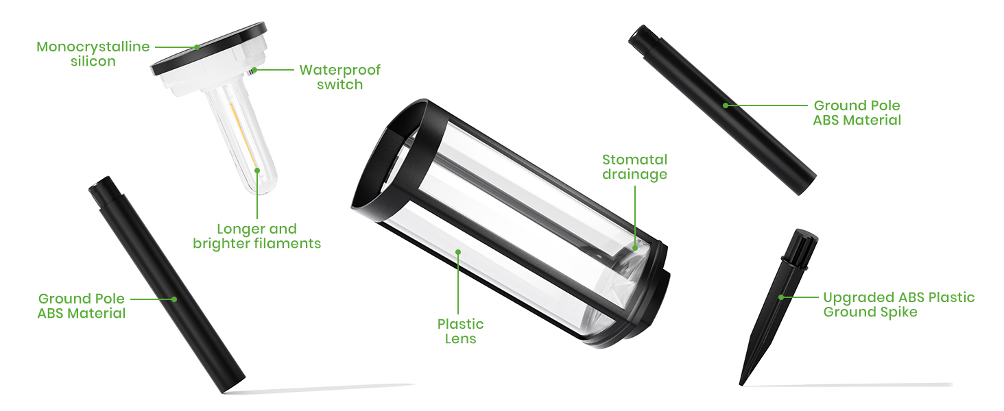 Bright Solar Pathway Lights Outdoor (8)