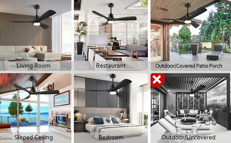 Ceiling Fan with Lights Remote Control (15)