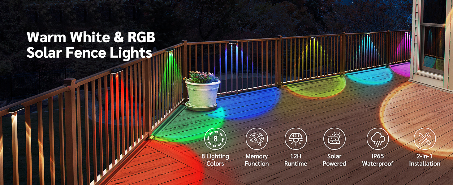 Solar Fence Lights Outdoor (1)