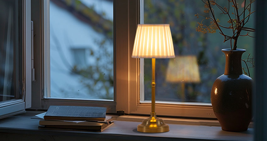 Fabric Shade Desk Lamp (6)