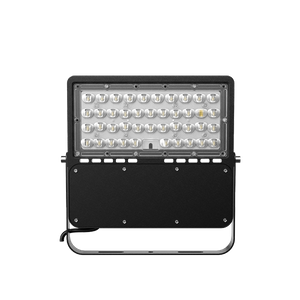 100W Modern Black Floodlight 5700K IP66 Waterproof Commercial Panel Light 80*150° Lighting Angle With Two Auto Dry Respirators