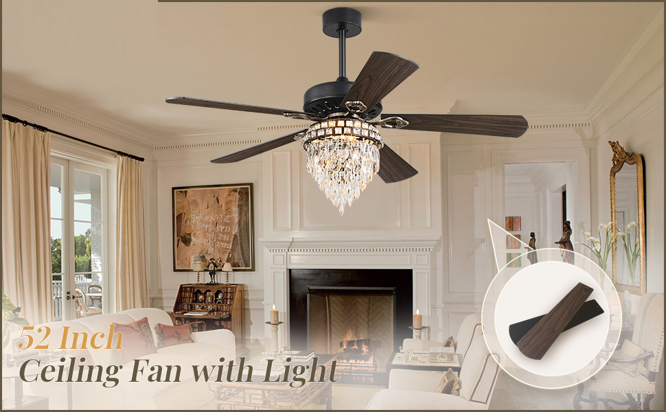 Farmhouse Fandelier Ceiling Fan with Light (1)