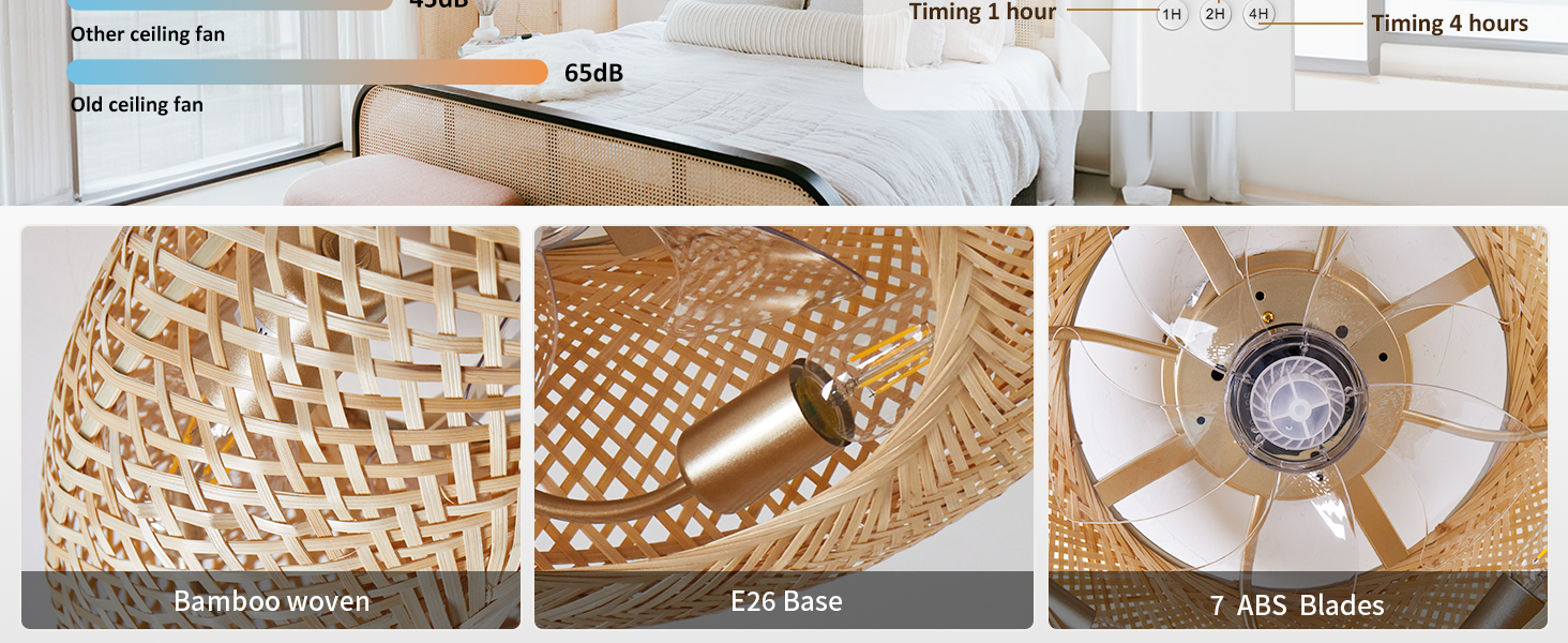 Boho Ceiling Fans with Lights and Remote (18)