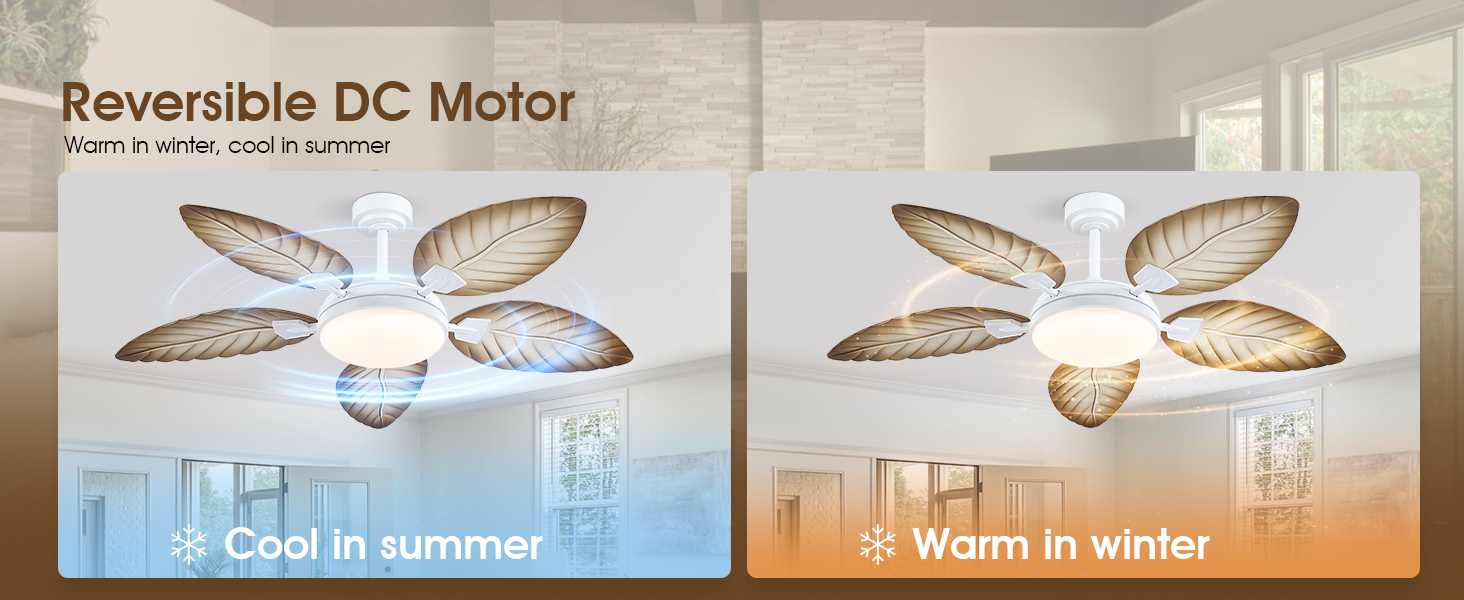Tropical Ceiling Fans with Lights and Remote (17)