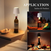 Wireless Bottle Lamp Shade, 3 Color Rechargeable Wine Bottle Lights for Bars Restaurants LED Bottle Lamp for Indoor & Outdoor Adjustable Brightness and Light Temperature 3000-6000K 