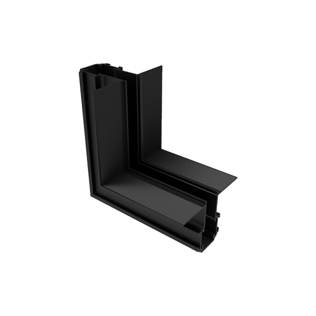 SR Modern magnetic track lighting accessories black and white track bar internal corner