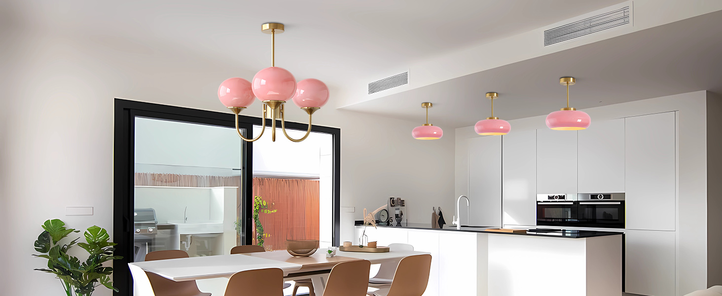 Glass Ceiling Lights (3)