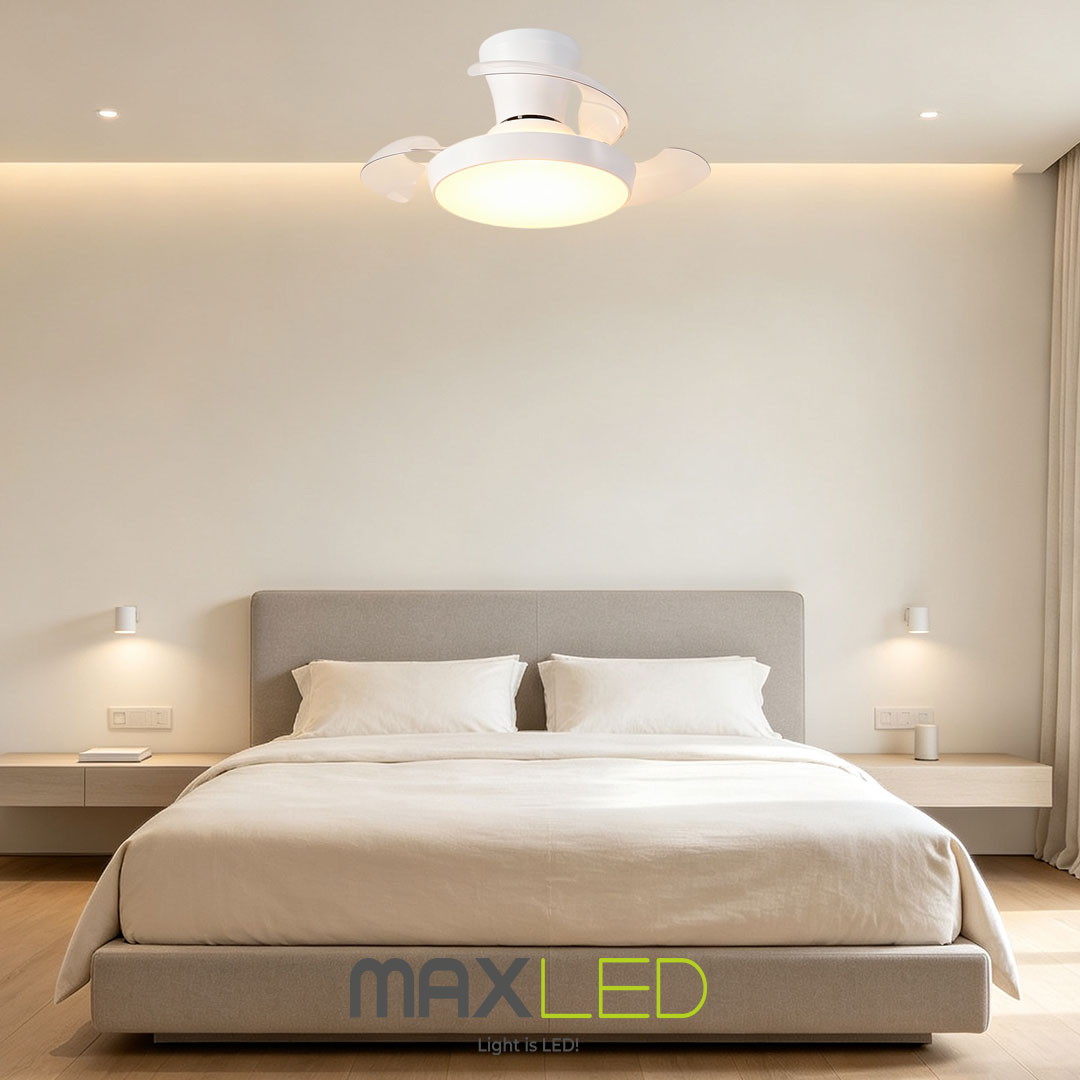Maxled, Light is Led! Deckenventilator mit Beleuchtung: Wenn Licht auf sanfte Brise trifft