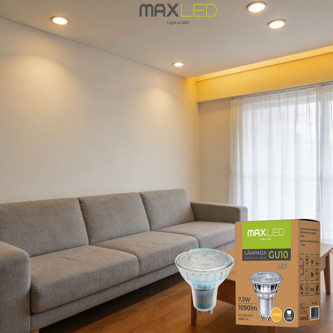 Maxled, Light is Led! – Hochwertige GU10 LED Leuchtmittel im 10er-Set