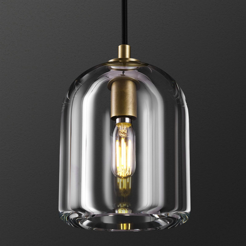 Modern Pendant Lights Kitchen Island,Crystal Pendant Light,Kitchen Pendant Lighting Over Island,Glass Pendant Light Fixtures,Indoor Brass Pendant Lights,E12 Bulb Included
