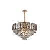 9501 Electroplated Gold LED Gold Modern Crystal Chandelier E14 Lamp Head