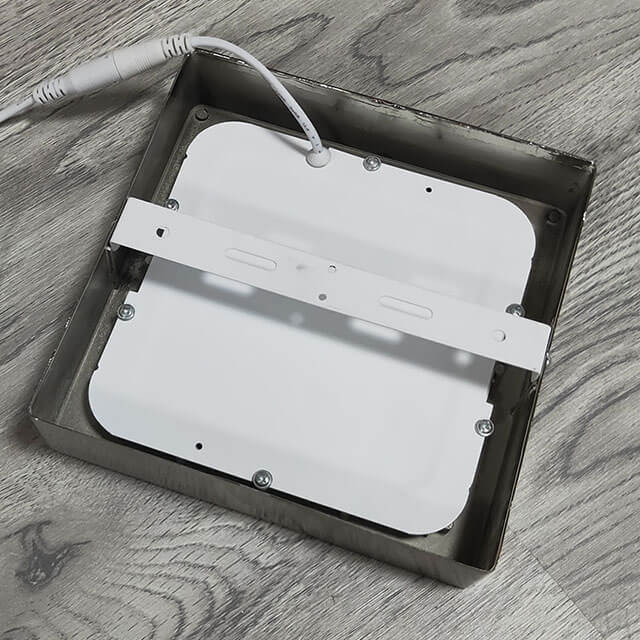 225*225 Surface Mount Panel Light 18W Square Sweep Nickel Slim Led Ceiling Light Round Led Panel Light 2Cct Interior China Wholesale