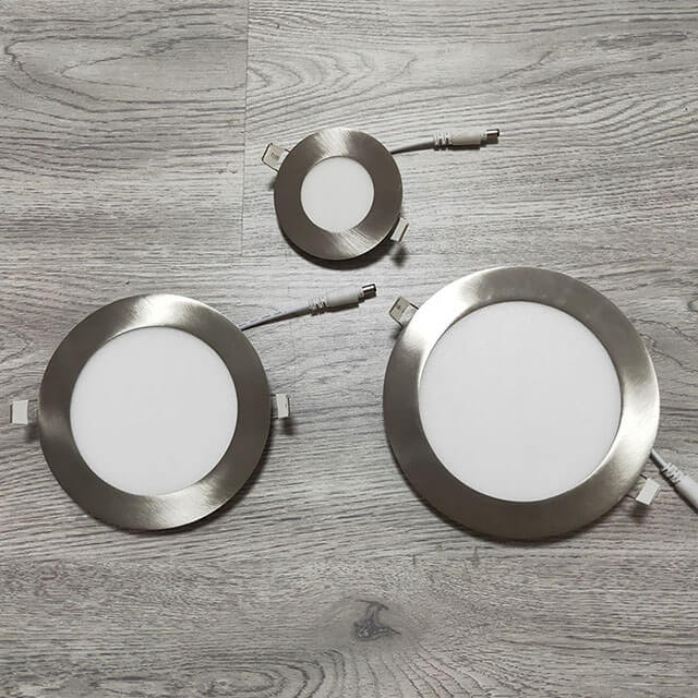 5W Round 85Mm Nickel Sweep Recessed Surface Downlight Round Led Panel Light Interior China Wholesale