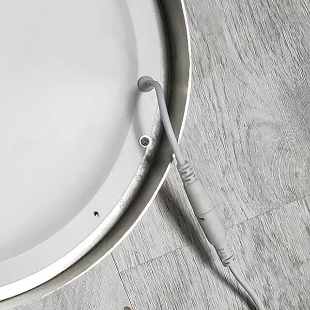 12 Watt Satin Nickel Round Ceiling 6.7in LED Panel Light