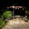 ABS Plastic Bulb Type And Decorative Solar Light String With Constant Light Control