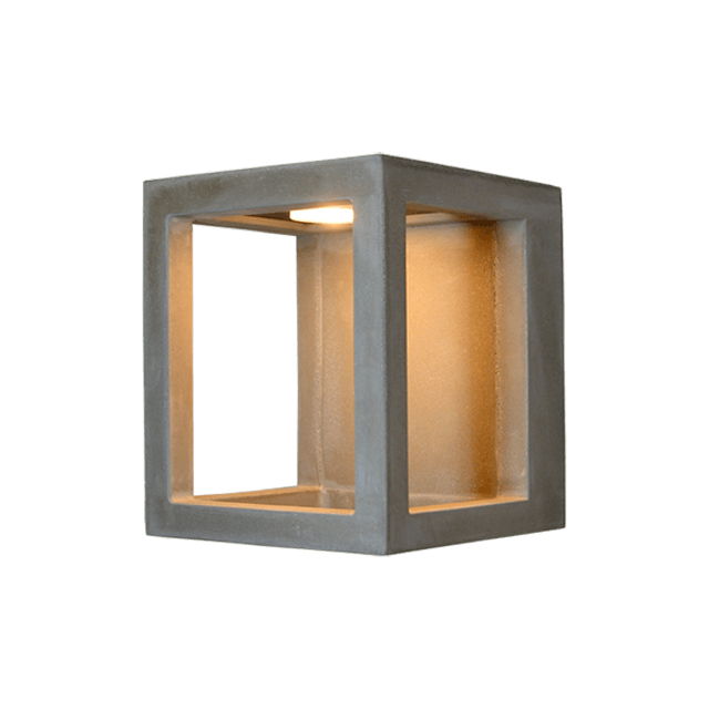 170*170*200MM IP65 Outdoor Wall Light Dimmable Three-Terminal Switch 6W 200 Lumens