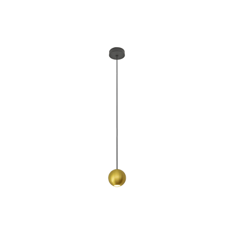 4.5W LED Retro Round Pendant Lamp 3000K Aluminium