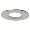 Fire Rated Downlight With Interchangeable Black And White Bezel In Polished Chrome