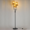 Boho Floor Lamp, 68in. Rattan Floor Lamp with Rattan Shade,3 Light Tree Standing Lamp for Bedroom,Nursery,E26 Socket, Living Room Floor Lamp for Rustic,Beach or Bohemian Decor