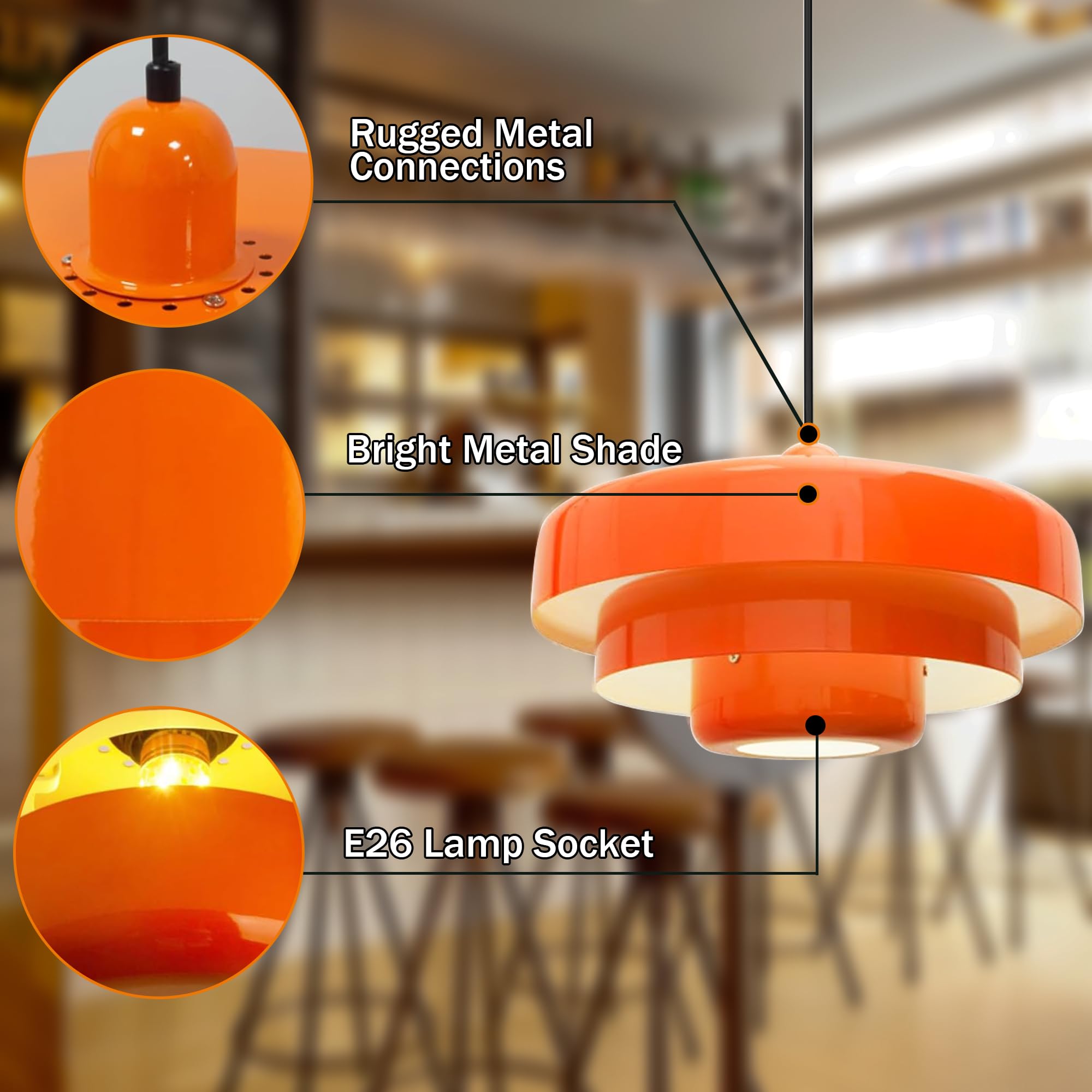 Hanging Lamp Pink Plug in Pendant Light Mid Century Modern Pendant Lamp Fixtures Nordic Hanging Light Style Pendant Lighting Metal Shade for Living Room Dining Room Bedroom Kitchen Island 