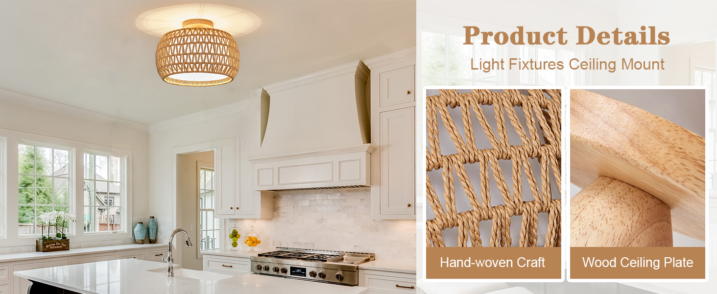 Rattan Ceiling Light (9)