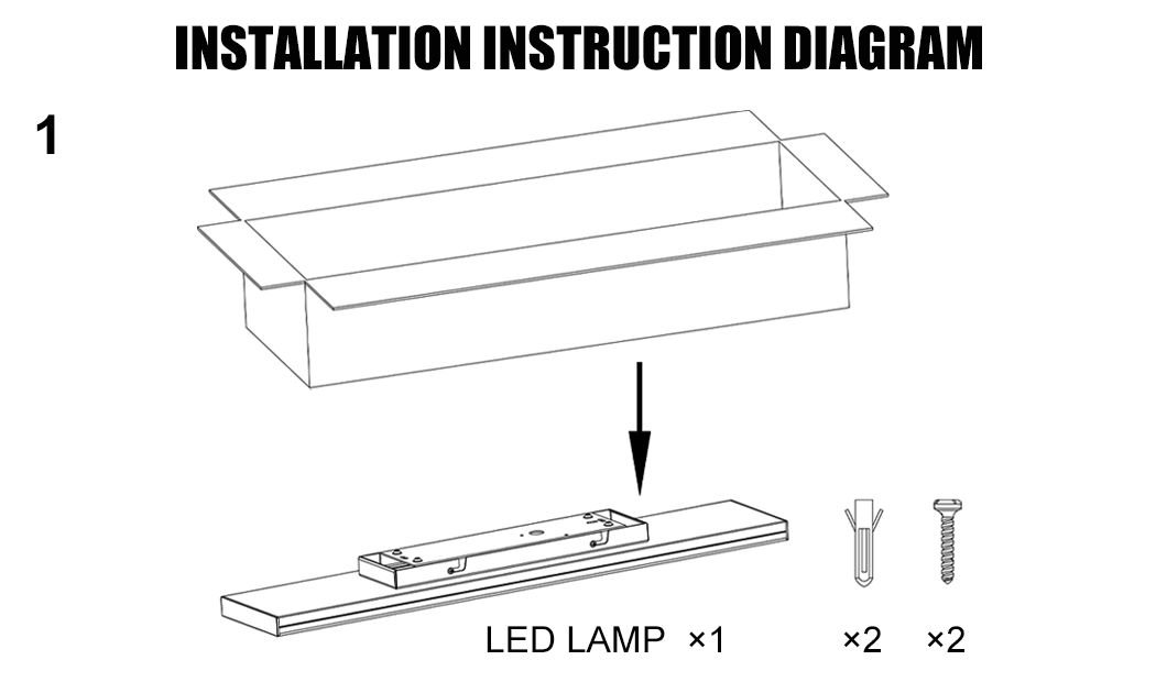 3. 3000K-4000K-6000K adjustable 40W-50W-60W adjustable aluminum alloy purification lamp length 600mm 900mm 1200mm 1500mm, optional 5-year warranty