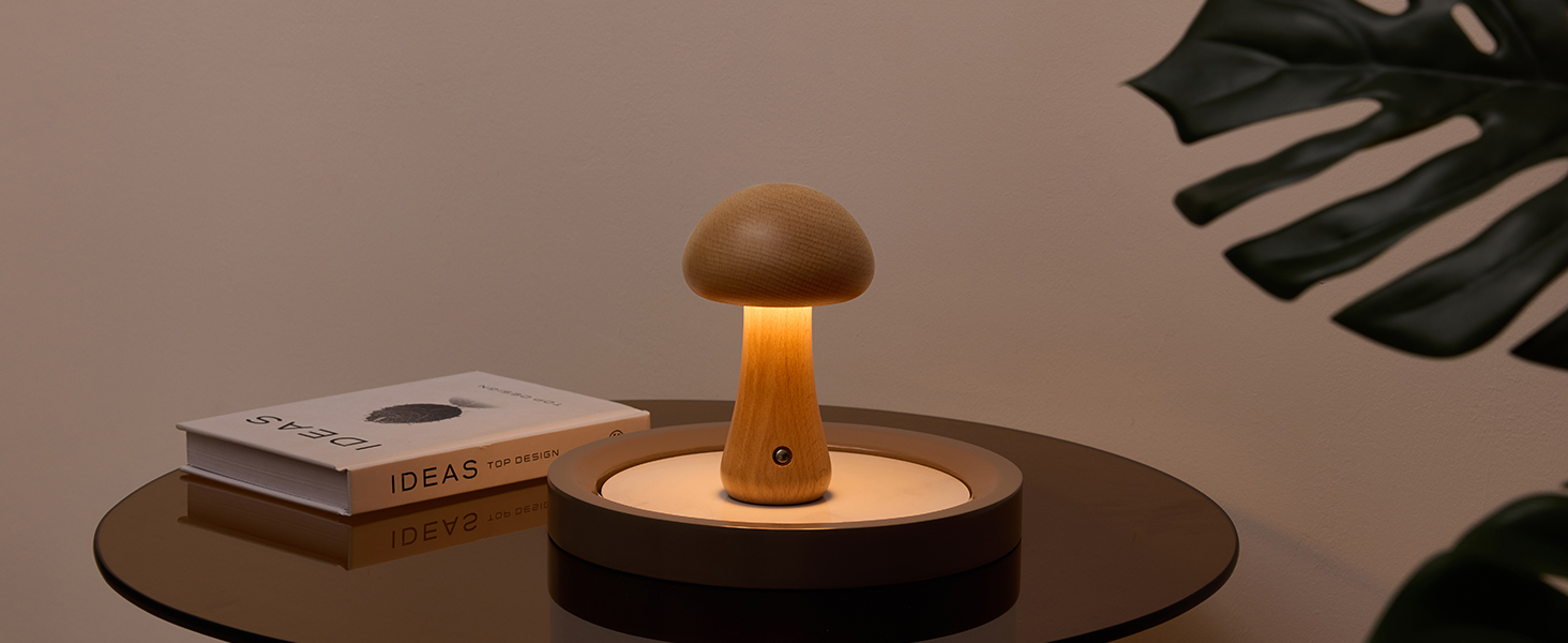 Wood Mushroom Lamp (10)