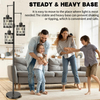 Floor Lamp, Floor Lamp for Living Room, Modern Floor Lamp for Bedroom, Standing Tall Floor Lamps for Office, Dimmable Floor Lamp with Bright 3X 800LM LED Edison Bulbs 