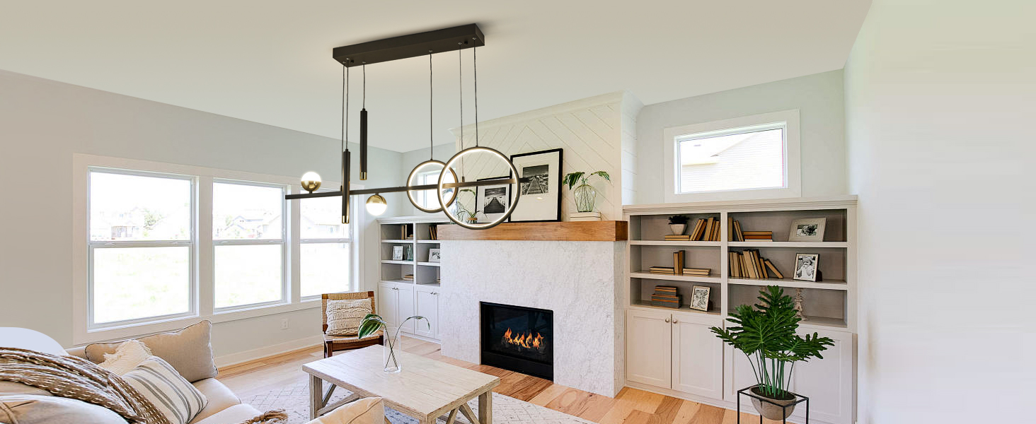 Modern Linear LED Chandelier (15)
