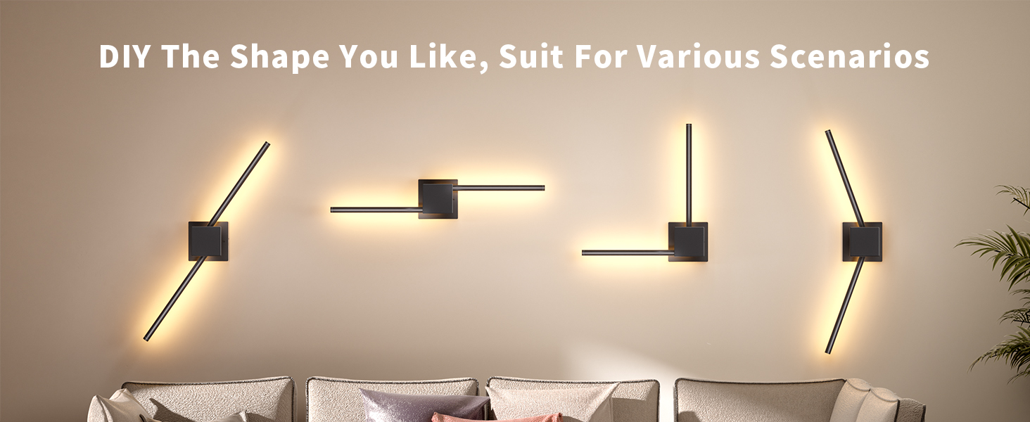 Battery Operated Wall Sconces (3)