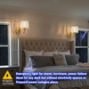 Wall Sconces Battery Operated Wall Lights Set Of Two, Wireless Rechargeable Wall Sconces With 10000mAh RGB Light Bulb, Crystal Wall Sconce With Remote Control For Bedroom