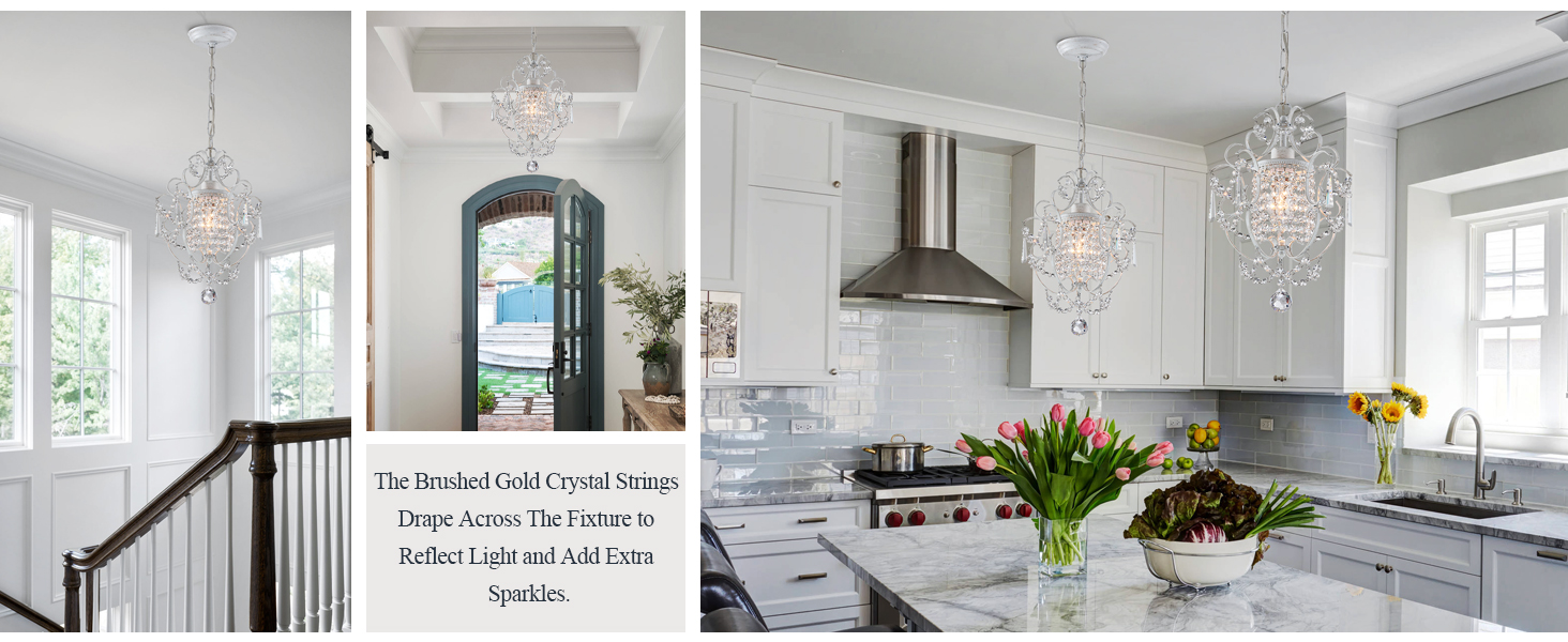 Small Crystal Chandelier (3)