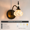  Bathroom Vanity Light Fixture, Bathroom Lights Over Mirror Black Vanity Lights, Modern Vintage Wall Lights for Bathroom Bedroom Hallway Entryway Living Room Corridor