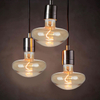 E14/E27 Amber Led Mood Light, Mushroom Ambient Light Bulb 4W 2200K Warm White 320LM,220-240V, Modern Stylish Style Vintage Edison Bulbs, Decorative Hanging Led Light Bulb for Home 