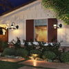 Outdoor Wall Light Fixtures Matte Black Wall Sconces, Farmhouse Barn Lights, E26 Bulb Base, Anti-Rust Waterproof Outdoor Wall Lantern Porch Lights for Entryway, Patio, Garage 