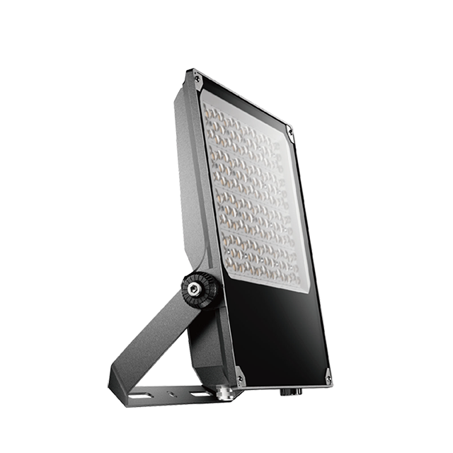 6 Wattages To Choose From 3CCT Dimmable Black Outdoor Floodlight IK08 Explosion Proof Design IP66 Waterproof Lighting