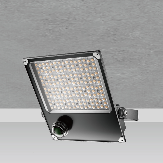 6 Wattages To Choose From 3CCT Dimmable Black Outdoor Floodlight IK08 Explosion Proof Design IP66 Waterproof Lighting