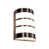 Wholesale 11W modern stainless steel oval wall light in primary colour H90mm E27 head Outdoor lighting Waterproof